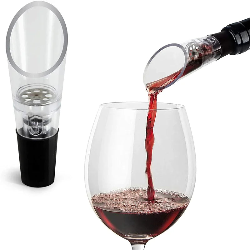 Air Pump Wine Bottle Opener - Pin Corkscrew Set with Foil Cutter