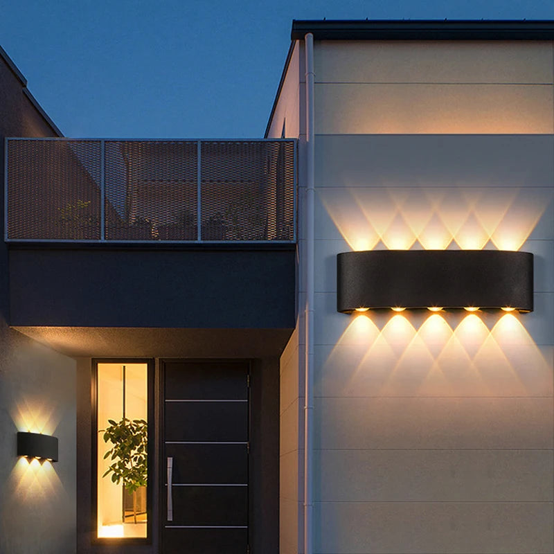 Up and Down LED Wall Lamp - Waterproof Light in Warm or Cool White