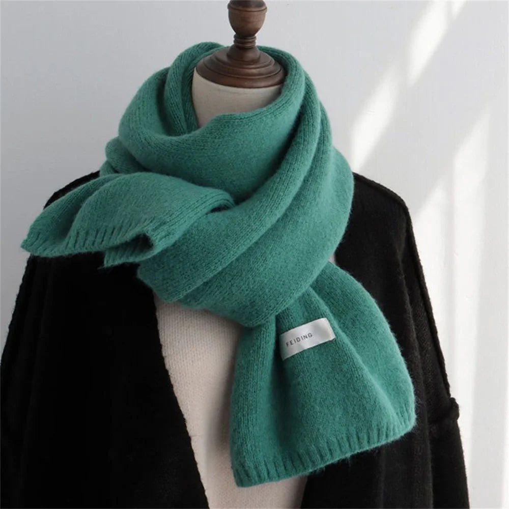 Cashmere Scarf - Thermal Solid Colour Winter Wrap in 23 Shades
