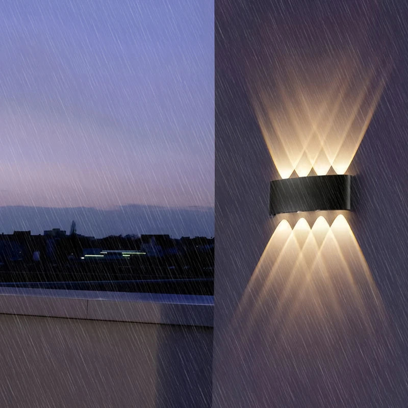 Up and Down LED Wall Lamp - Waterproof Light in Warm or Cool White