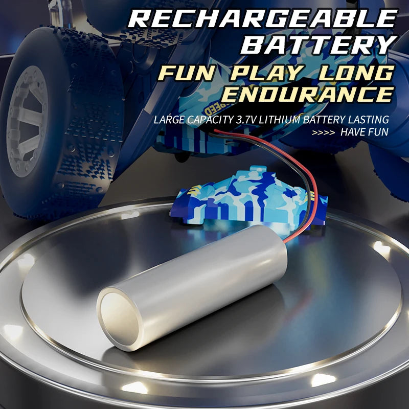 RC Stunt Car - Double-Sided Remote Control Car for Kids in 5 Colours