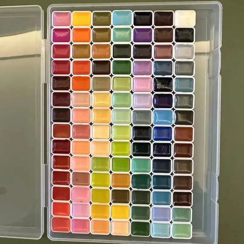 Artist Watercolour Paint Set - Professional Palettes from 24 to 180 Colours
