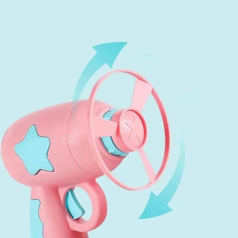 Cat Disc Shooter Toy - Mini Flying Disc Chase Game for Kittens