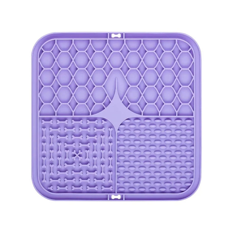 Pet Lick Mat - Silicone Suction Slow Feeder for Dog Bathing and Training