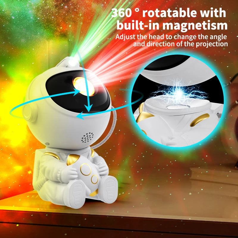 LED Star Galaxy Projector - Rocket and Aircraft Night Light for Kids Bedrooms