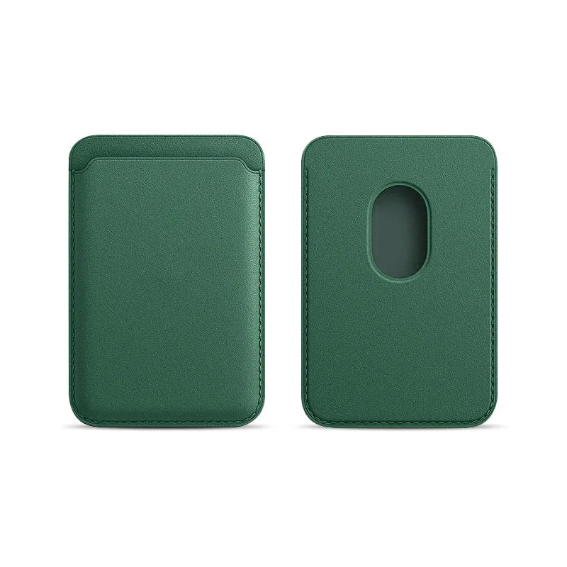 Magnetic Card Holder - PU Leather MagSafe iPhone Wallet in 21 Colours