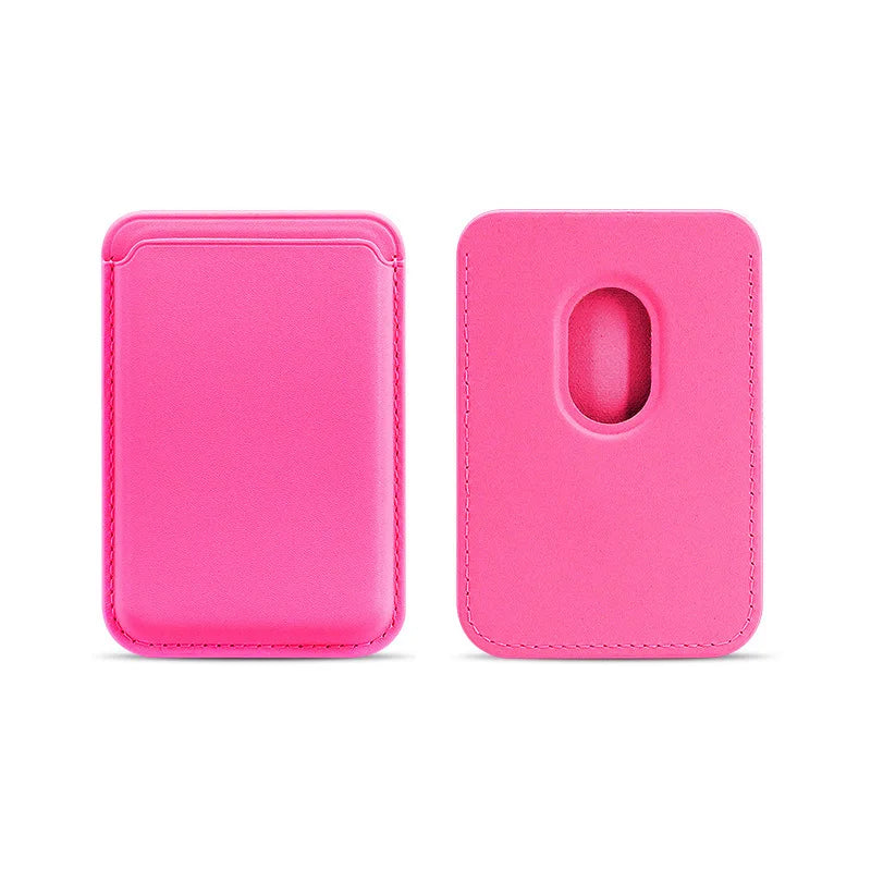 Magnetic Card Holder - PU Leather MagSafe iPhone Wallet in 21 Colours