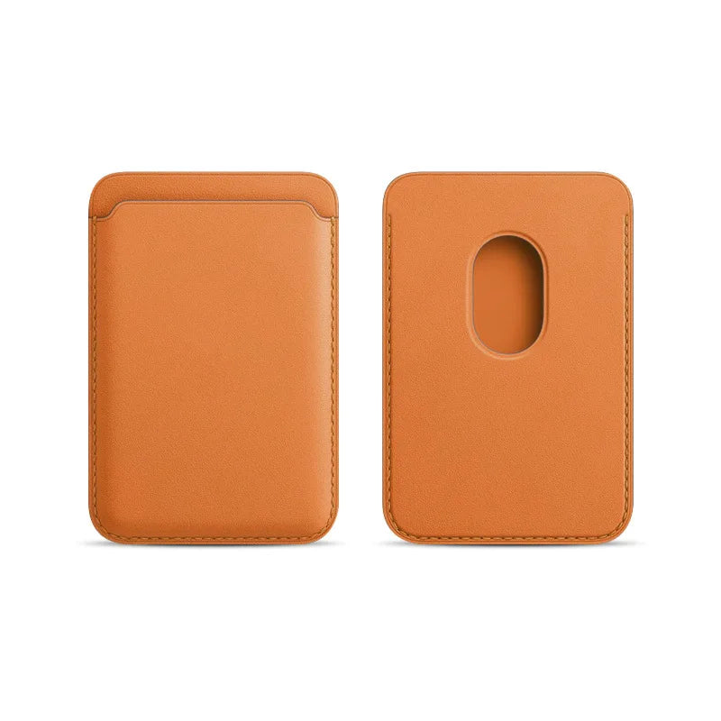 Magnetic Card Holder - PU Leather MagSafe iPhone Wallet in 21 Colours