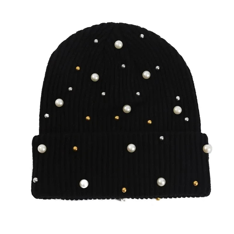 Women's Soft Knit Beanie Hat - Warm One-Size 55-60cm Cap in 13 Colours