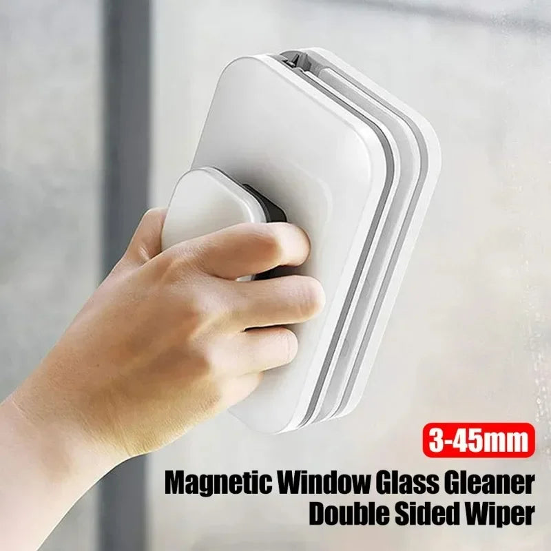 Magnetic Window Cleaner - Double-Sided Glass Wiper for Upstairs and Sealed Windows