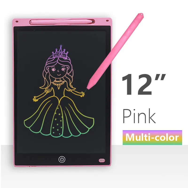 LCD Writing Tablet for Kids - 8.5 and 12 Inch Drawing and Doodle Board