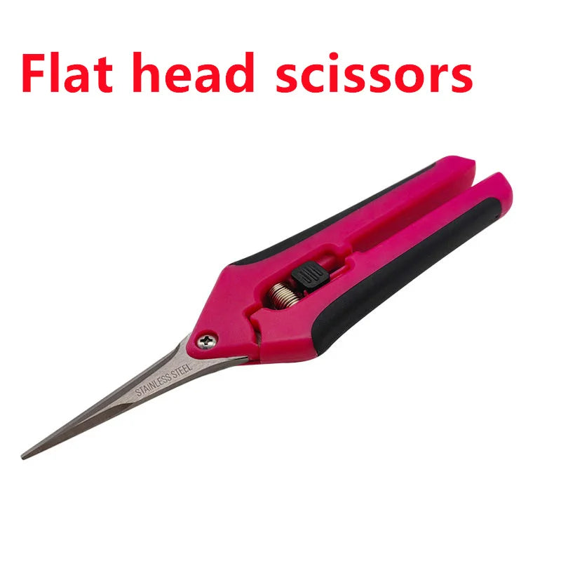 Pruning Shears 6.5 Inch - Stainless Steel Garden Scissors and Bonsai Hand Pruners