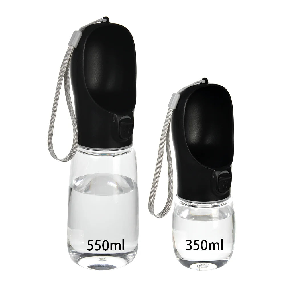 Portable Dog Water Bottle - Travel Drinking Bowl and Dispenser for Walks, 350ml and 550ml