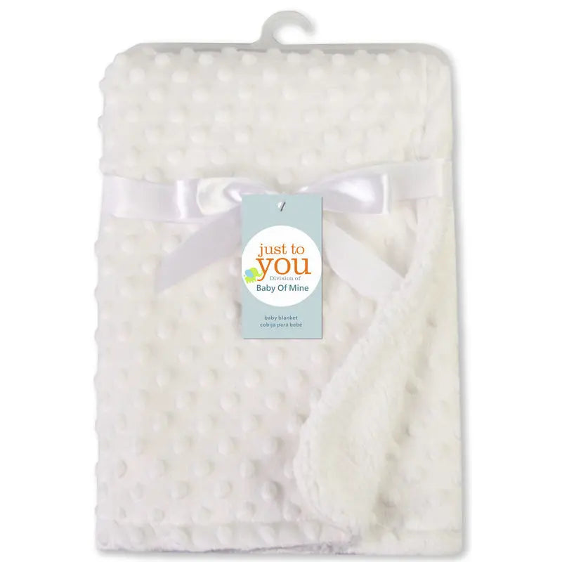Baby Swaddle Blanket - Soft Fleece Thermal Wrap for Newborns, 100 x 70cm Stroller Cover