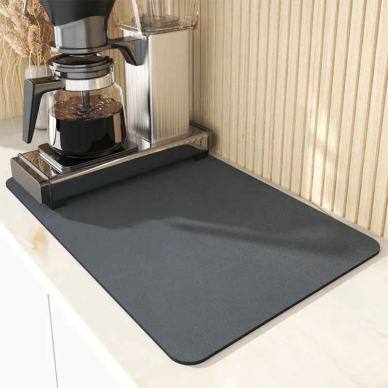 Kitchen Absorbent Mat - Super Absorbent Quick Dry Drying Pad in 4 Sizes