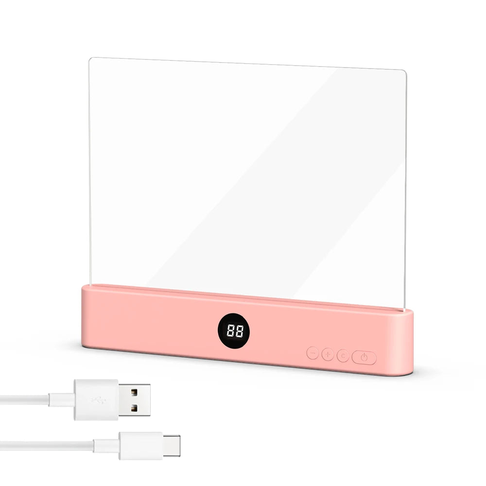 LED Reading Light - Flat Panel USB Book Light for Night Reading in Bed
