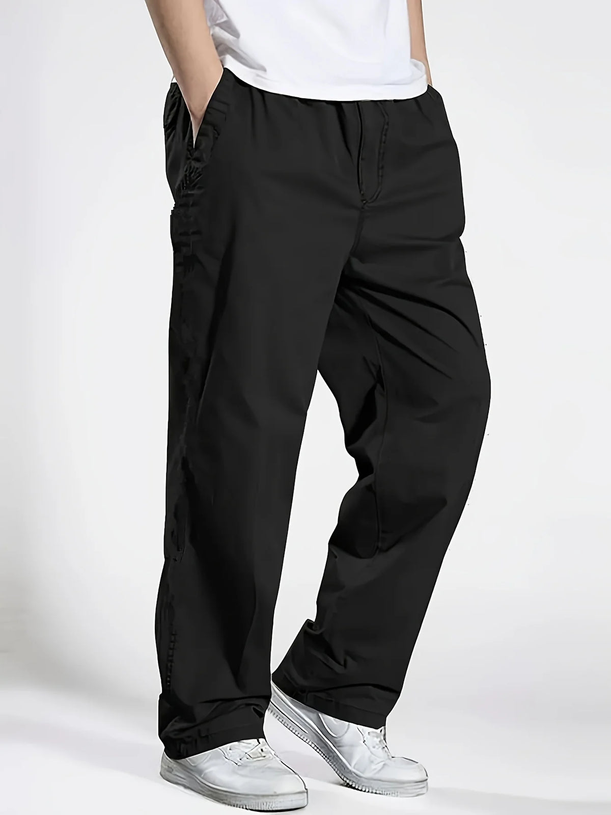 Mens Casual Jogger Pants - Relaxed Outdoor Fit in Sizes S to XXL