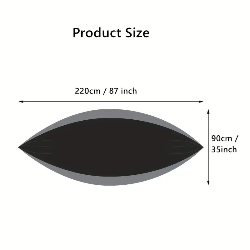 Portable Camping Hammock - Lightweight Parachute Nylon Swing for Backpacking and Travel