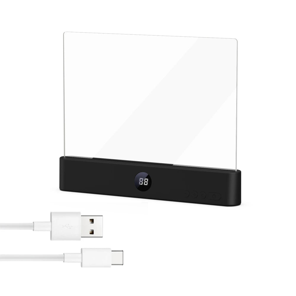 LED Reading Light - Flat Panel USB Book Light for Night Reading in Bed