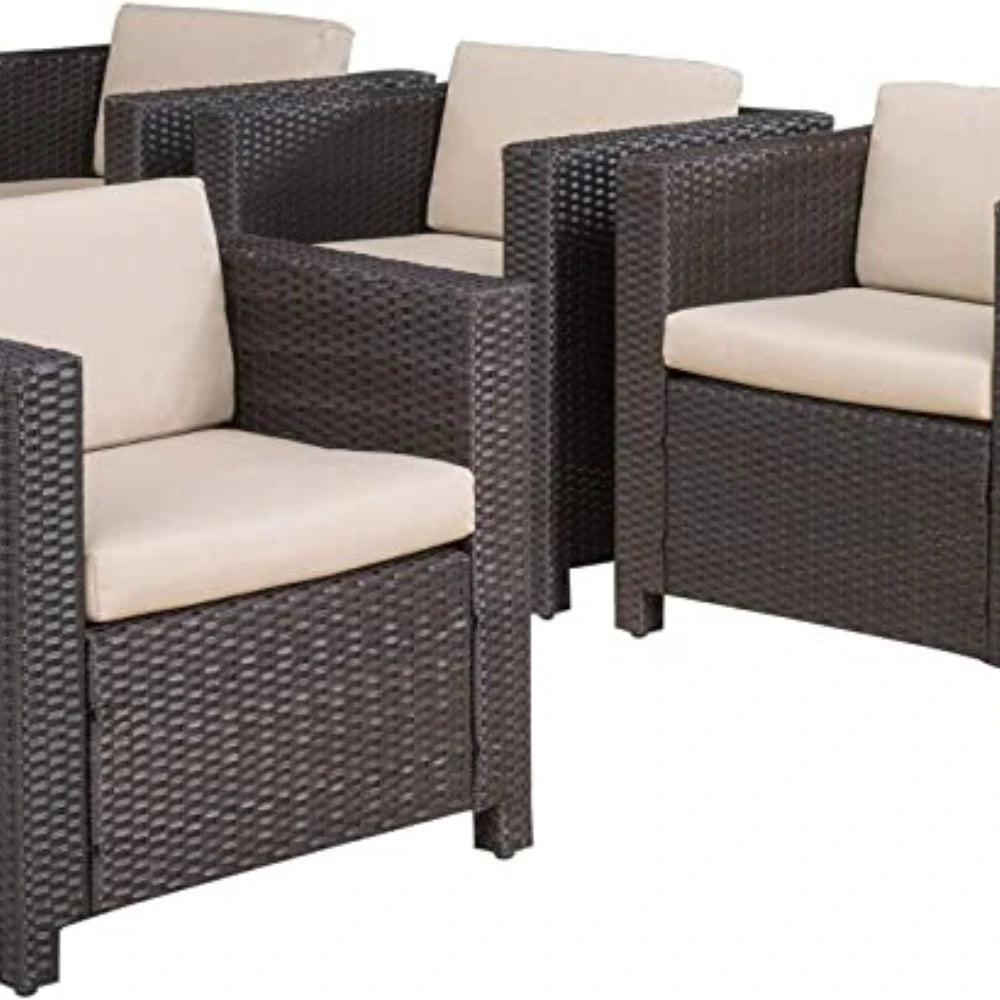 Patio Chair Cushion Covers - Water-Resistant Replacement Slipcovers in 10 Sizes