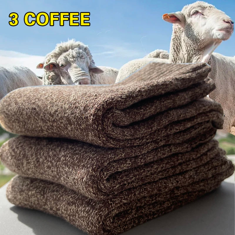 Winter Warm Thick Towel - Soft Wool Set of 3 in Five Colour Options