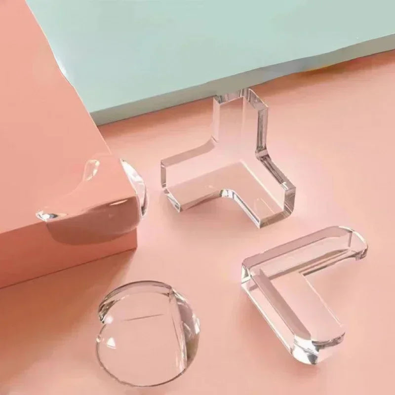 Clear Table Corner Protectors - Soft PVC Baby Safety Edge Guards, 4-16 Pack