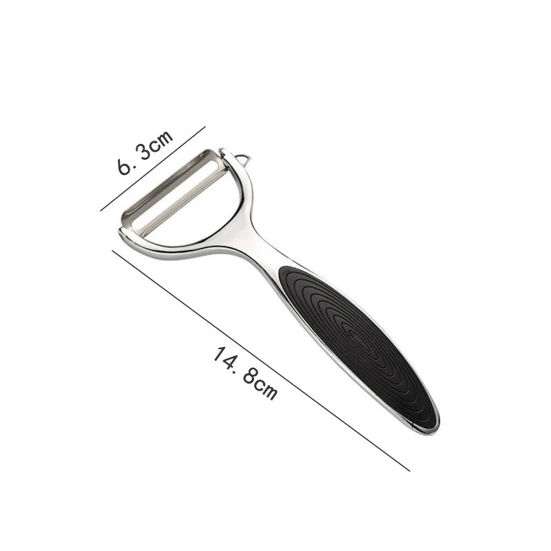 Stainless Steel Vegetable Peeler - Flat and Y-Shaped Multifunctional Peelers