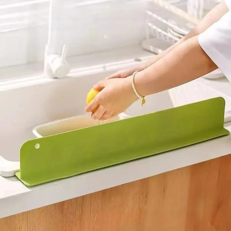 Silicone Sink - Flexible Waterproof Washing Up Basin in Green, Beige or Yellow