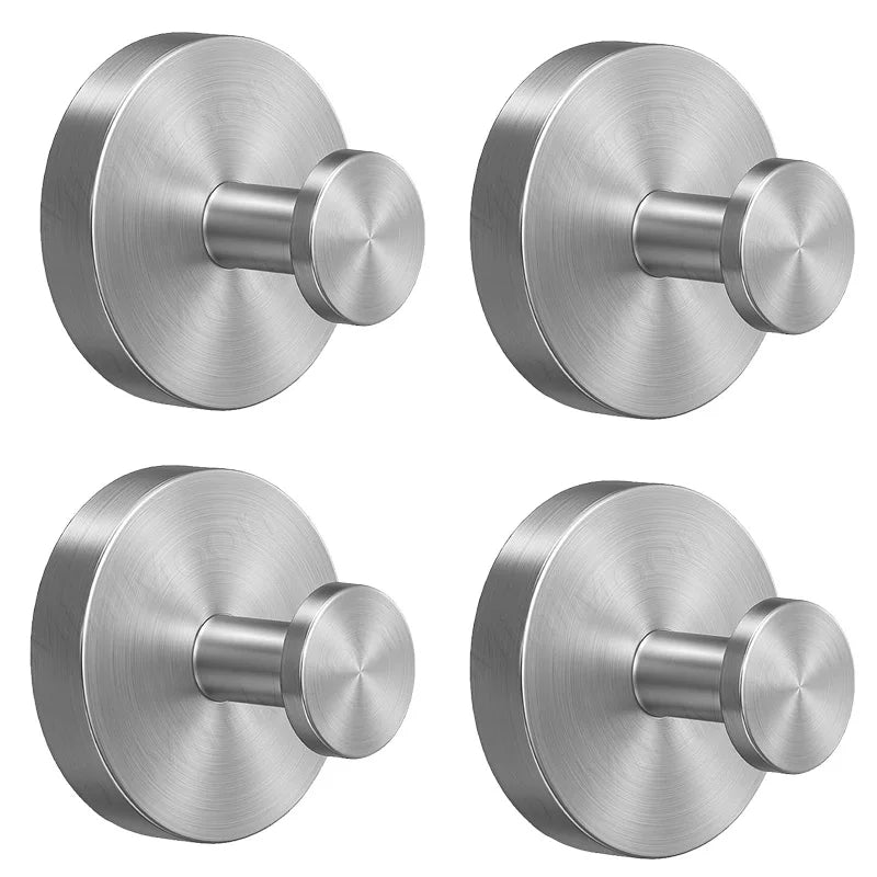 Suction Cup Hooks - Stainless Steel Towel Hooks in Black, Gold and Silver