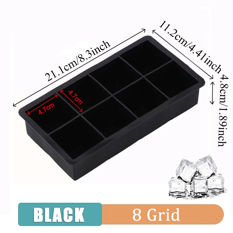 Silicone Ice Cube Molds - Sphere, Skull & Grid Trays for Whiskey & Cocktails