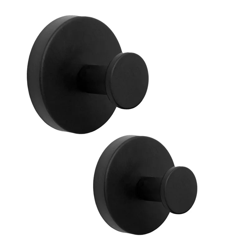 Suction Cup Hooks - Stainless Steel Towel Hooks in Black, Gold and Silver