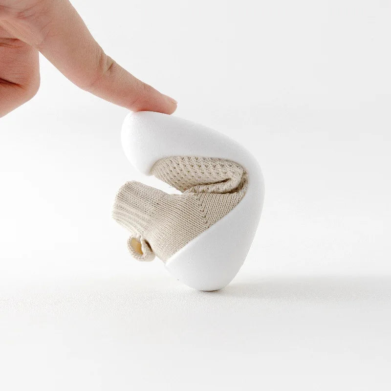Baby Sock Shoes - Soft Rubber Sole First Walker Shoes in 11.5-15.5cm Sizes