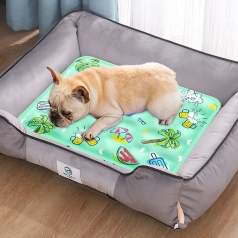 Self-Cooling Pet Gel Mat - Water Fill Cooling Pad for Dogs and Cats in Summer Heat