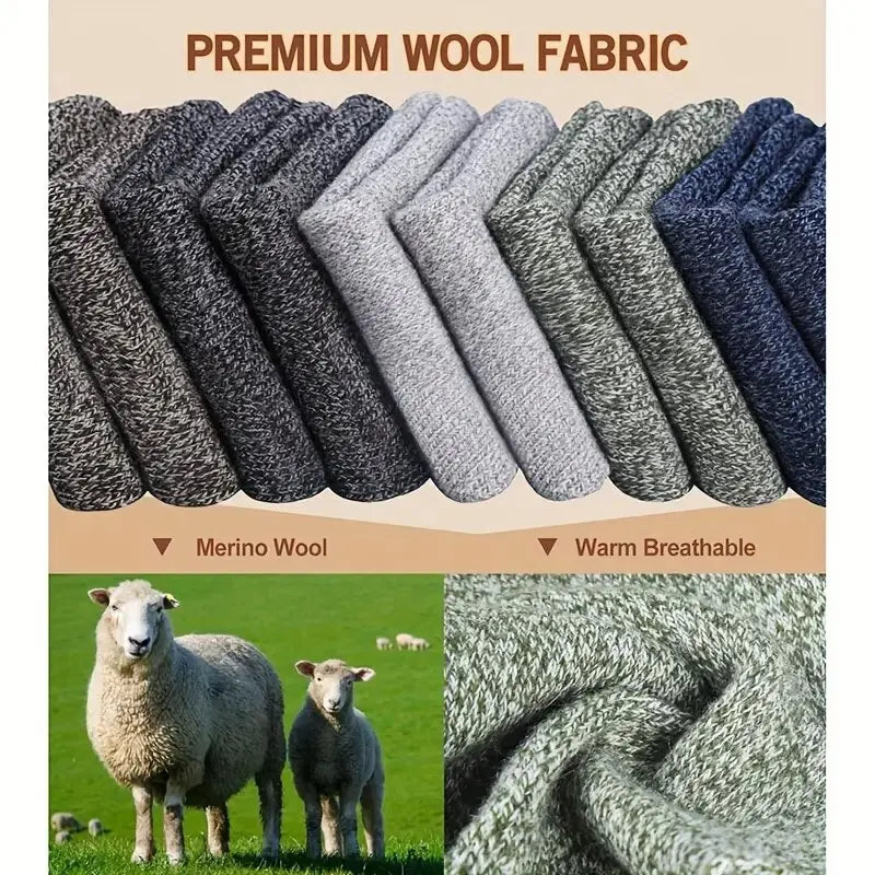 Winter Warm Thick Towel - Soft Wool Set of 3 in Five Colour Options
