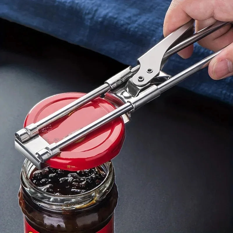 Adjustable Multi Function Bottle Opener - Stainless Steel Kitchen Tool