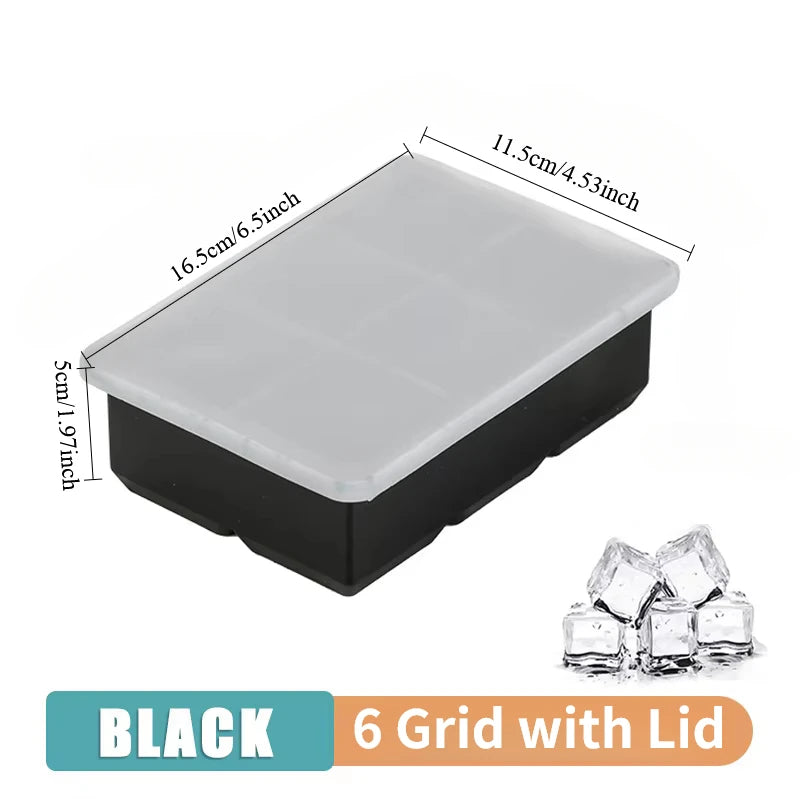 Silicone Ice Cube Molds - Sphere, Skull & Grid Trays for Whiskey & Cocktails