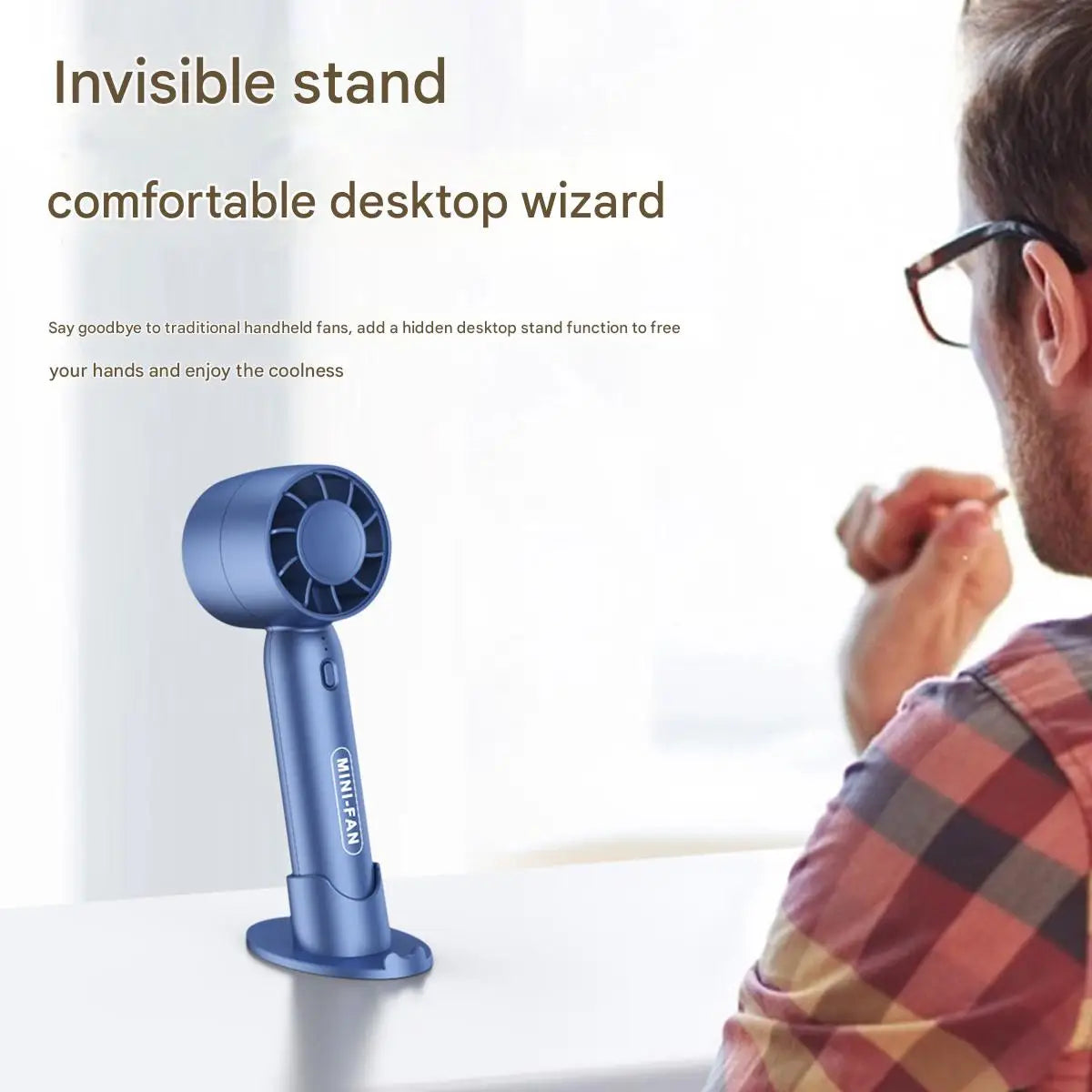 Handheld Turbo Fan - Mini USB Portable Personal Cooling Fan in 3 Colours