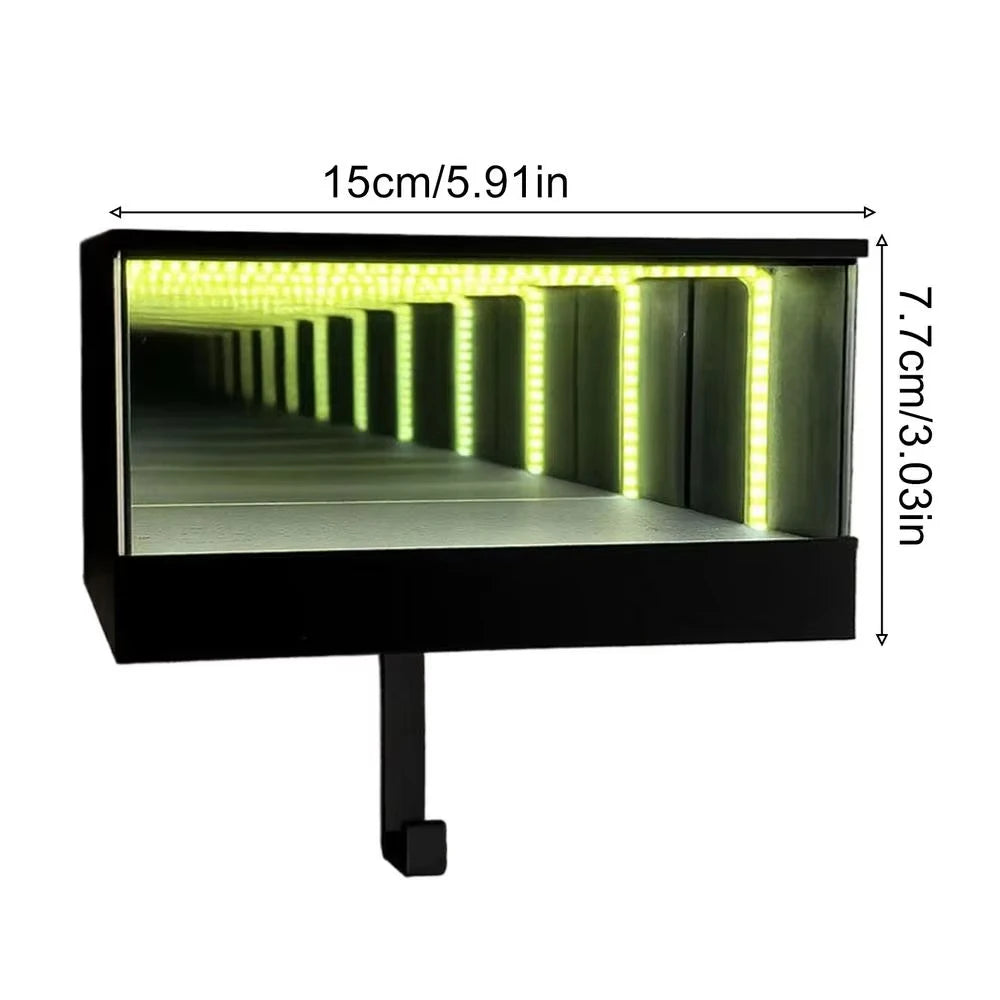 LED Key Holder - Lit Entryway Key Rack for Home, Garage and Office