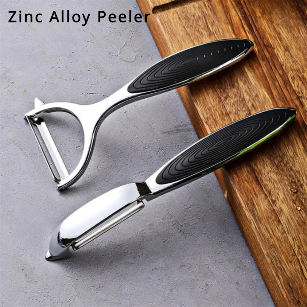 Stainless Steel Vegetable Peeler - Flat and Y-Shaped Multifunctional Peelers