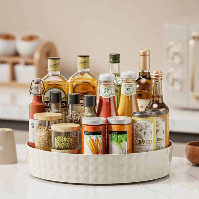 Rotating Countertop Storage Rack - 360 Lazy Susan Spice and Cosmetic Organiser