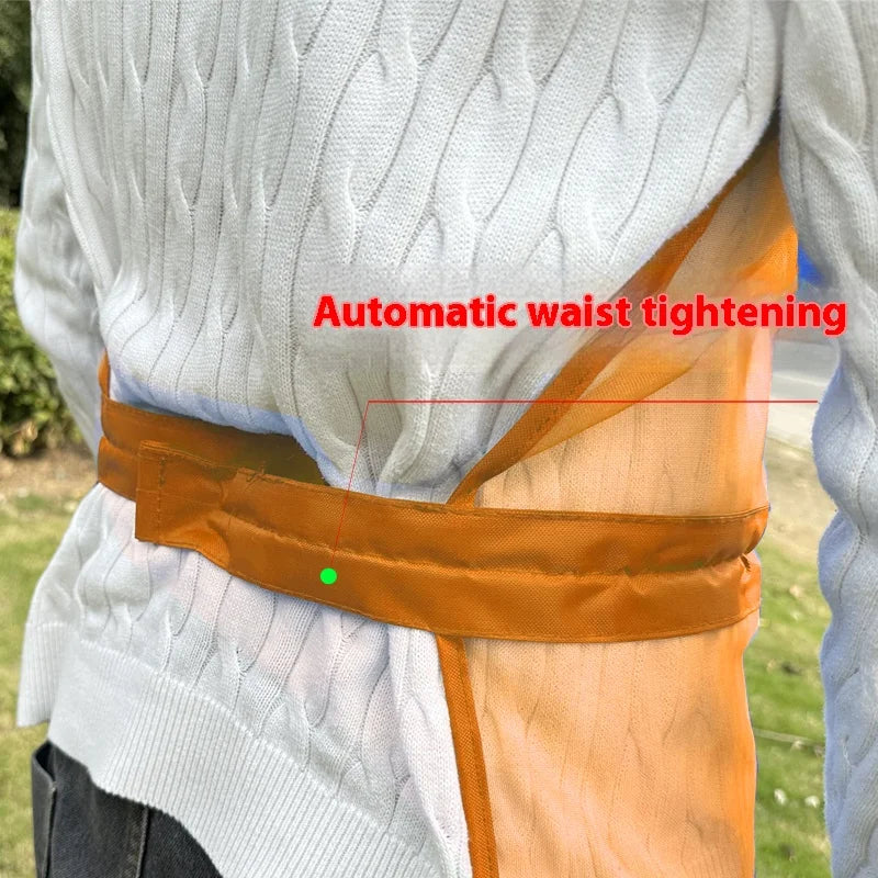 Garden Mowing Apron - Breathable Mesh Apron for Lawn Care and Trimming