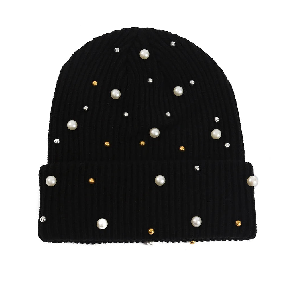 Women's Soft Knit Beanie Hat - Warm One-Size 55-60cm Cap in 13 Colours
