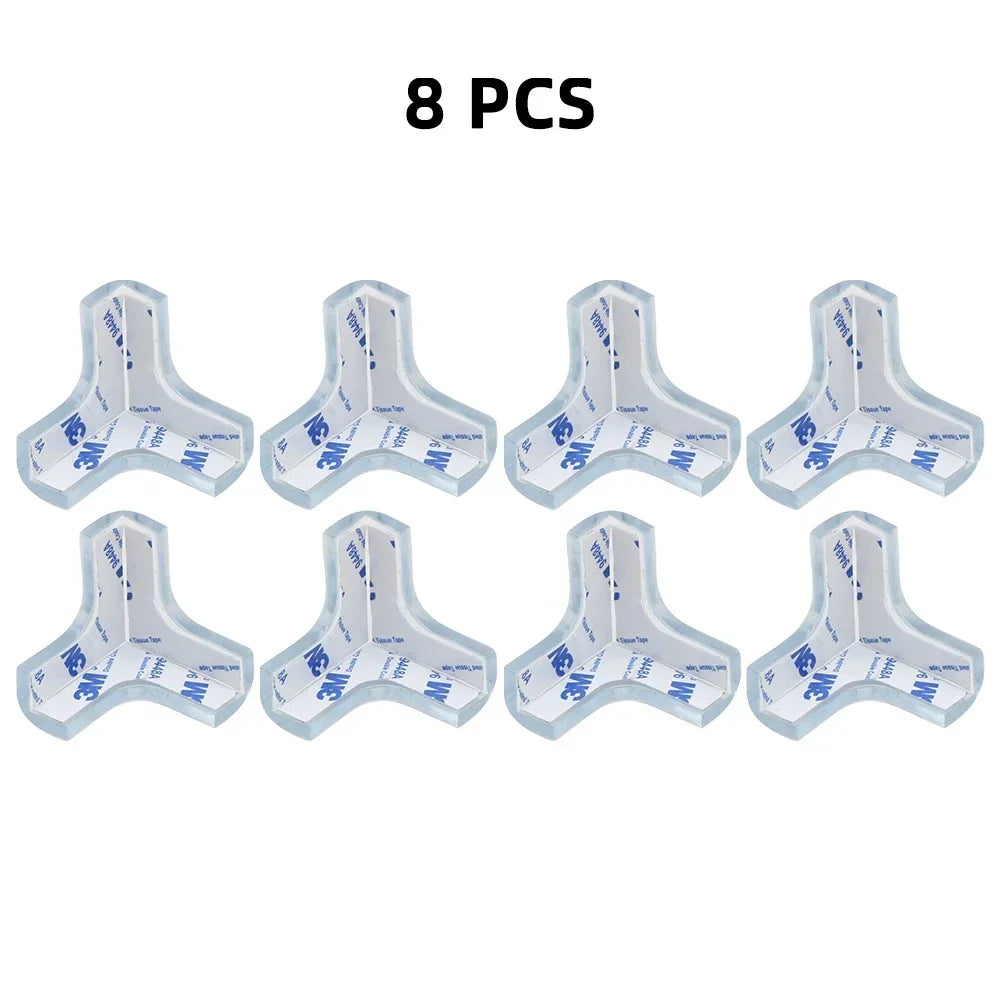 Clear Table Corner Protectors - Soft PVC Baby Safety Edge Guards, 4-16 Pack