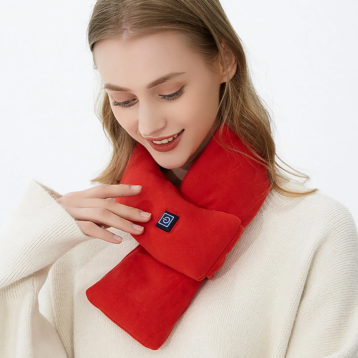 Electric Heated Neck Scarf - Soft Warming Neck Wrap in Nine Colours