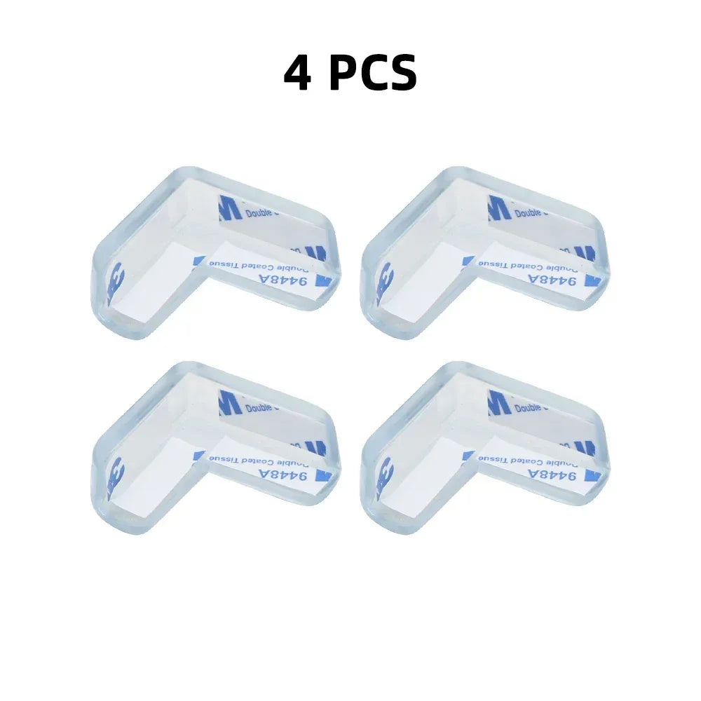 Clear Table Corner Protectors - Soft PVC Baby Safety Edge Guards, 4-16 Pack