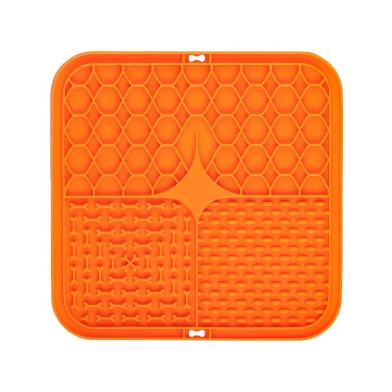 Pet Lick Mat - Silicone Suction Slow Feeder for Dog Bathing and Training