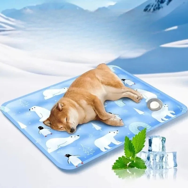 Self-Cooling Pet Gel Mat - Water Fill Cooling Pad for Dogs and Cats in Summer Heat