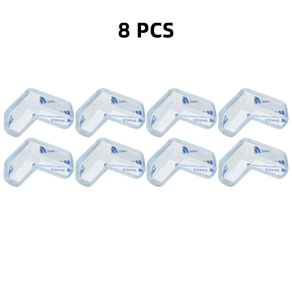 Clear Table Corner Protectors - Soft PVC Baby Safety Edge Guards, 4-16 Pack