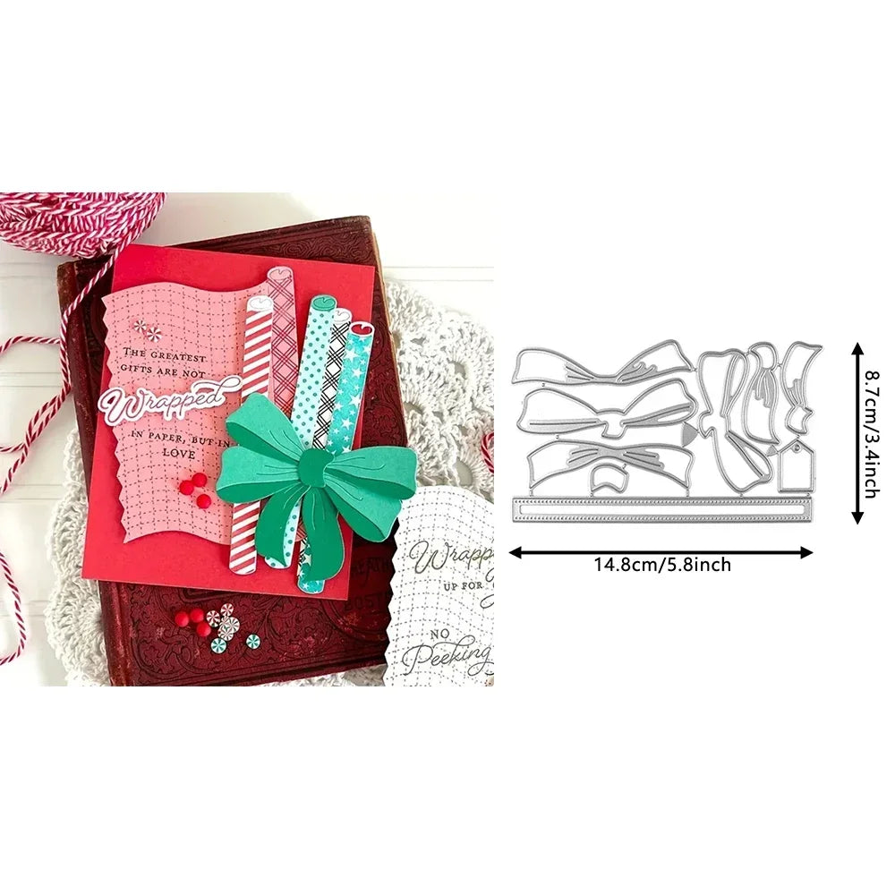 Metal Cutting Dies - Pinecone, Christmas Tree and Gingerbread Craft Shapes