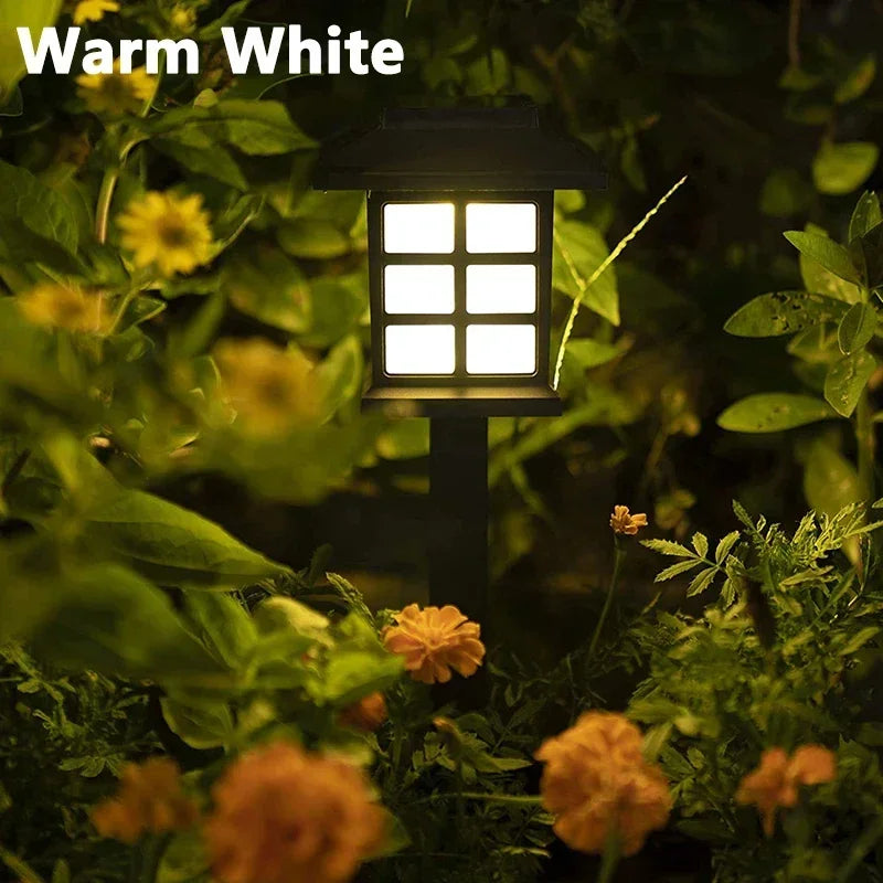 Solar Pathway Lights - Waterproof LED Garden Stake Lamps in 2, 4, 6, 8 and 12 Packs